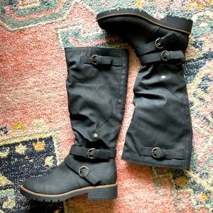 NWOT almost knee-high boots!